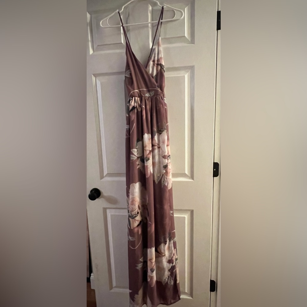 Purple Floral Dress